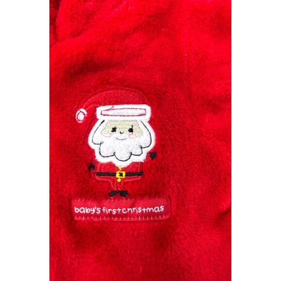Baby Wonders Red Santa Fleece Hooded Jacket & Pants Set - Size 6-9 Mos - Picture 7 of 7